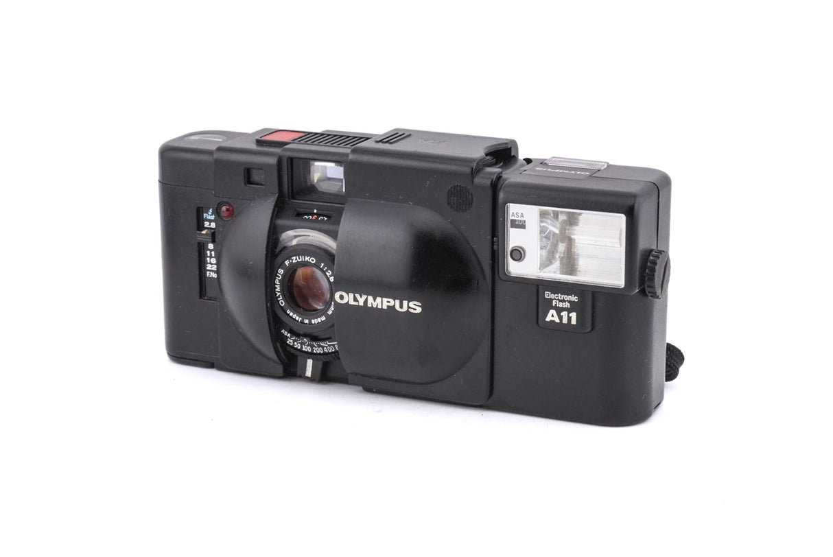 Flash elettronico Olympus XA+ A11 certificato superato