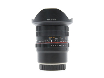 Samyang 12mm f/2.8 ED AS NCS Fisheye - Fujifilm X Fit