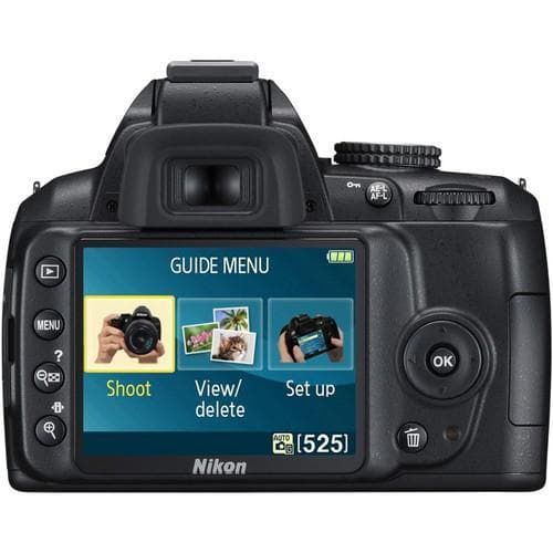 D3000 SLR - Nero + Nikon AF-S DX Nikkor 18-55mm f/3.5-5.6G ED + Nikon AF-S DX Nikkor 55-200mm f/4-5.6G ED f/3.5-5.6 + f/4-5.6