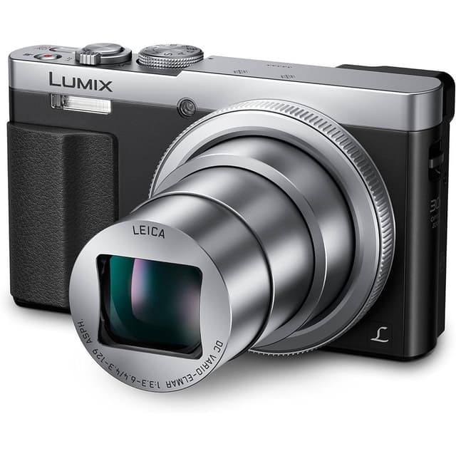Fotocamera compatta Lumix DMC-TZ71 - Nero/Argento + Leica DC Vario-Elmar 24-720mm f/3.3-6.4 ASPH. f/3.3-6.4