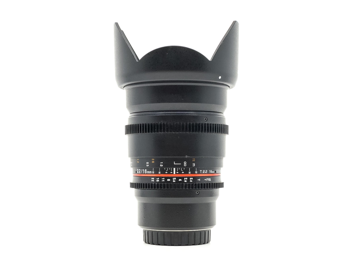 Samyang 16mm T2.2 ED AS UMC CS II - Compatibile con Micro Quattro Terzi