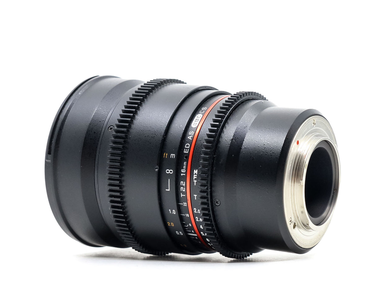 Samyang 16mm T2.2 ED AS UMC CS II - Compatibile con Micro Quattro Terzi