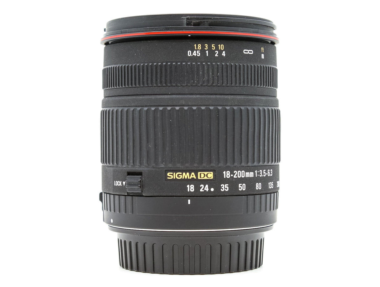 Sigma 18-200mm f/3.5-6.3 DC - Compatibile con Canon EF-S