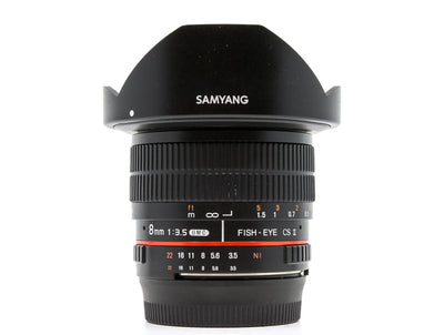 Samyang 8mm f/3.5 UMC CS II - Micro Four Thirds Fit