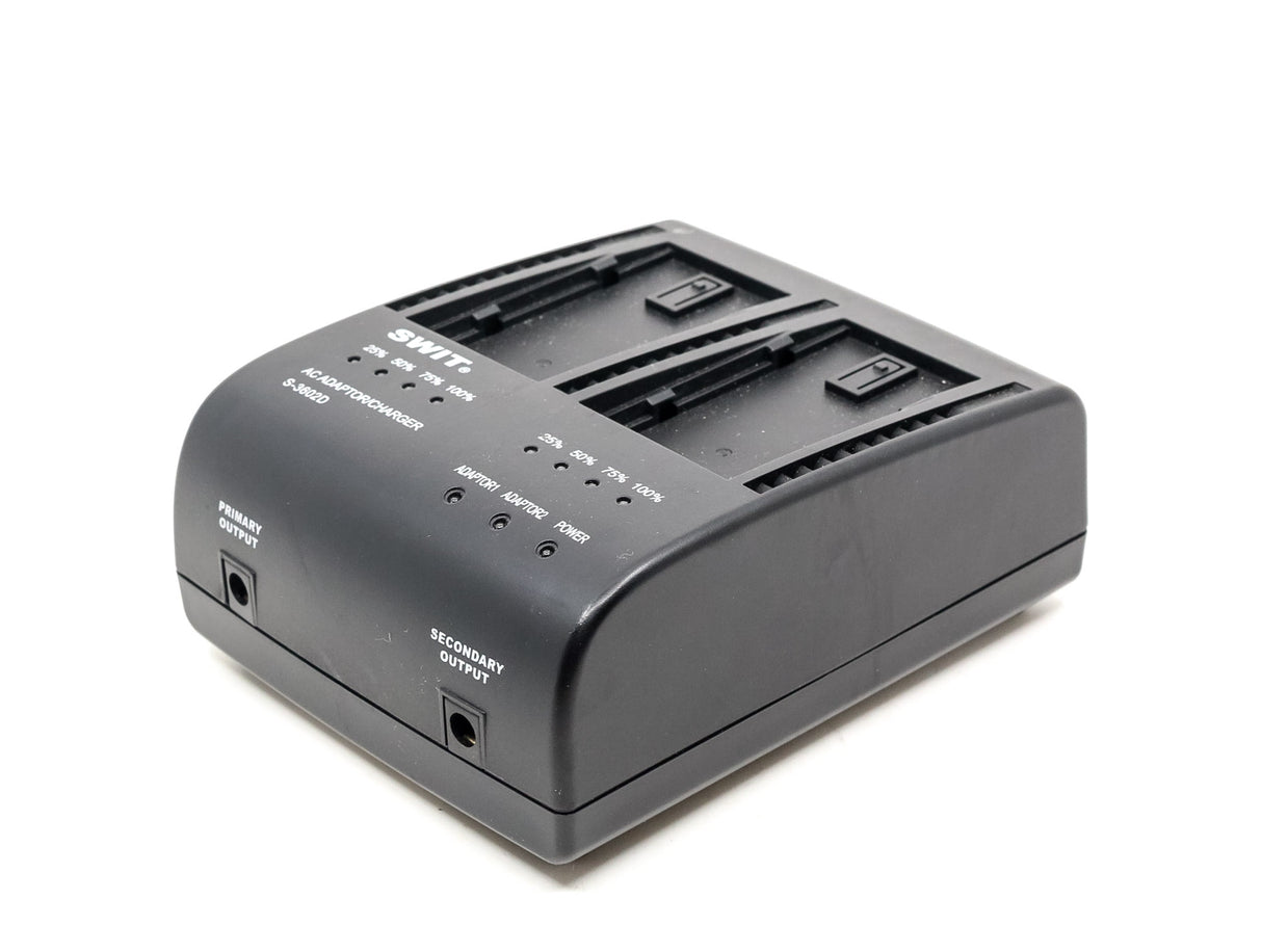 Caricabatterie/adattatore doppio SWIT S-3602D