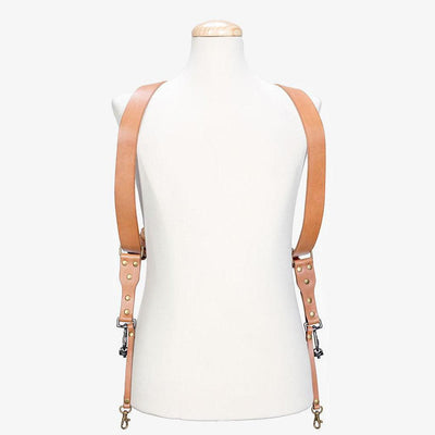 Berlin #503 - Tanned dual leather camera strap