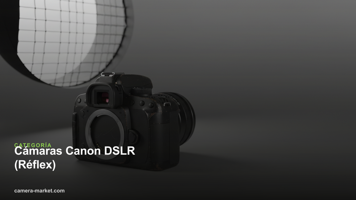 Cámaras Canon DSLR (Réflex) — Camera Market