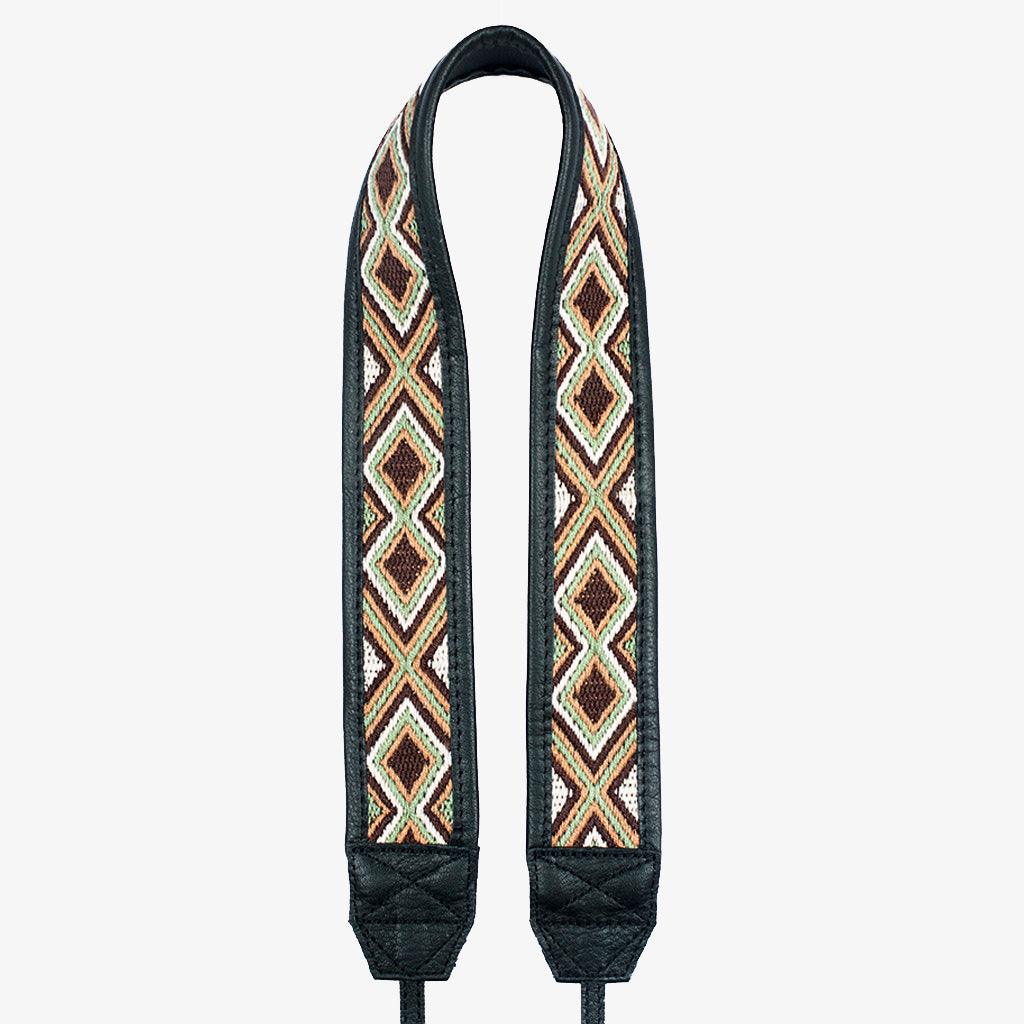 Jaipur #110 - Fabric & Leather camera strap · imagen principal