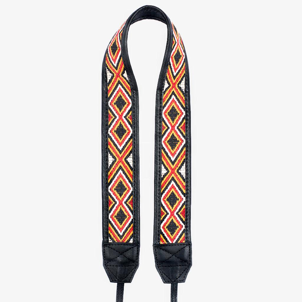 Jaipur #109 - Fabric & Leather camera strap · imagen principal