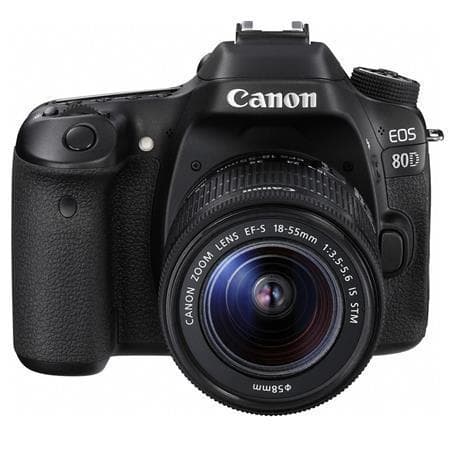 EOS 80D SLR - Black + Canon Canon EF-S 18-55mm f/3.5-5.6 IS STM f/3.5-5.6 · imagen principal