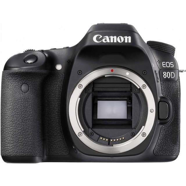 EOS 80D SLR - Black + Canon EF-S 18-55mm f/3.5-5.6 IS STM