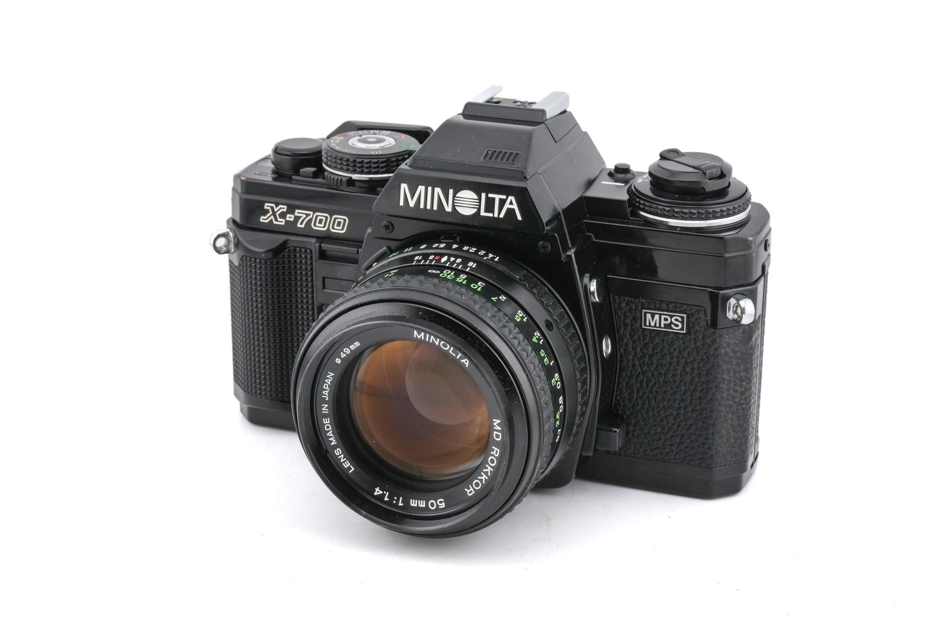 Minolta X-700 MD ROKKOR 50mm F1.4 カメラ Minolta X-700 + 50mm f1.4 MD Rokkor de Segunda Mano – Camera Market