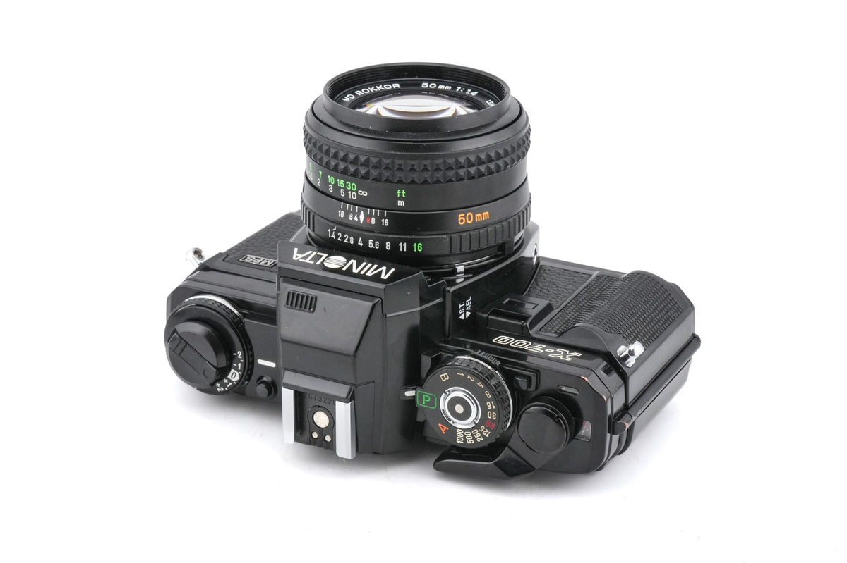 Minolta X-700 + 50mm f1.4 MD Rokkor de Segunda Mano – Camera Market
