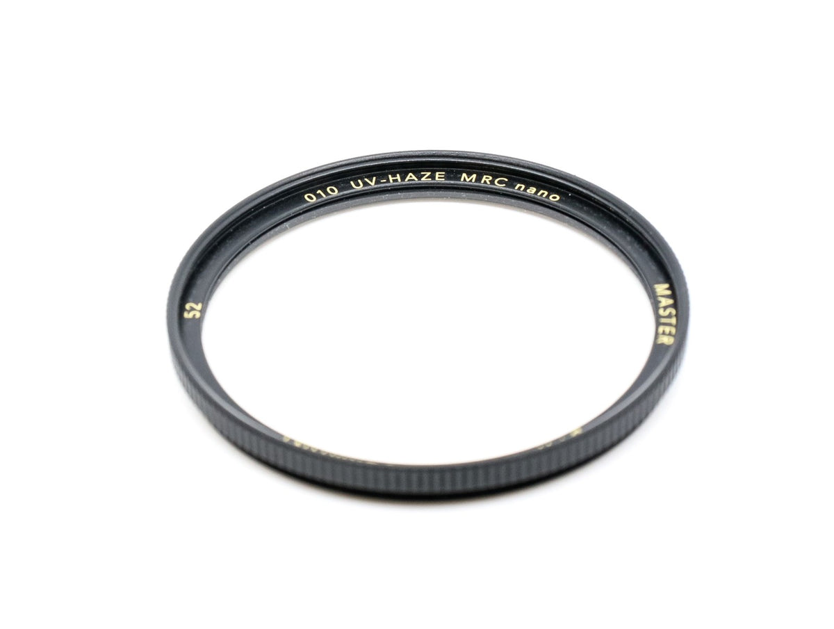 B+W 52mm MASTER 010 UV-Haze MRC Nano Filter · imagen principal
