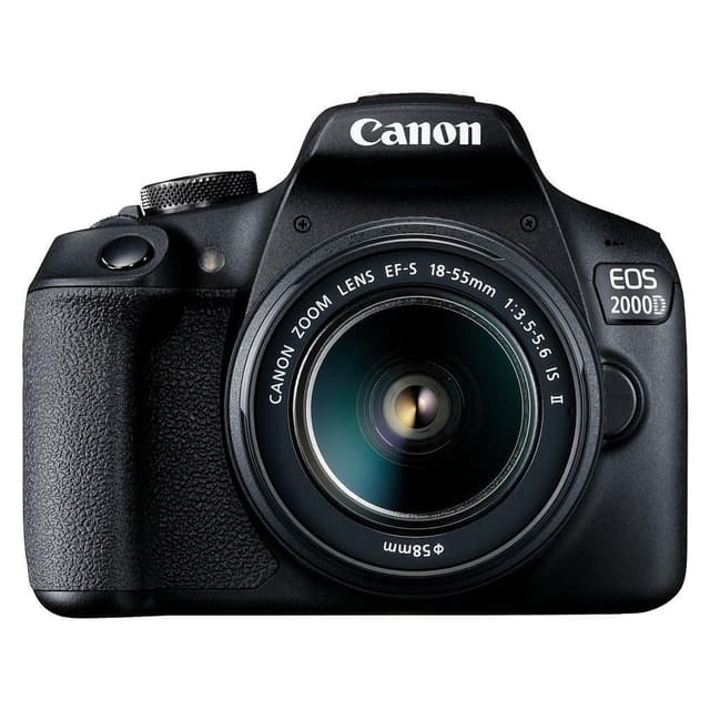 EOS 2000D SLR - Black + Canon Canon EF-S 18-55mm f/4-5.6 IS STM f/4-5.6  · main image