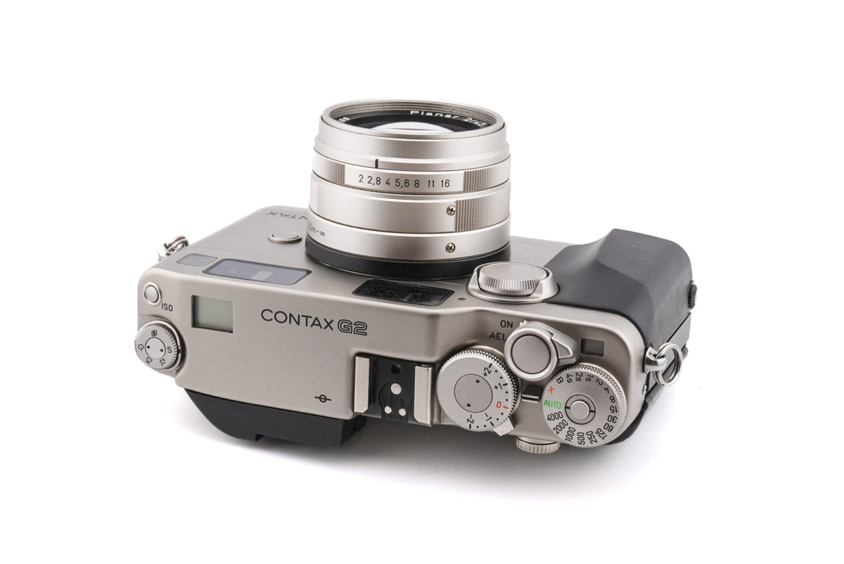 CONTAX G2 シルバー Planar45mm f2ジャンク品 Contax G2 + 45mm f2 Planar T* – Camera Market