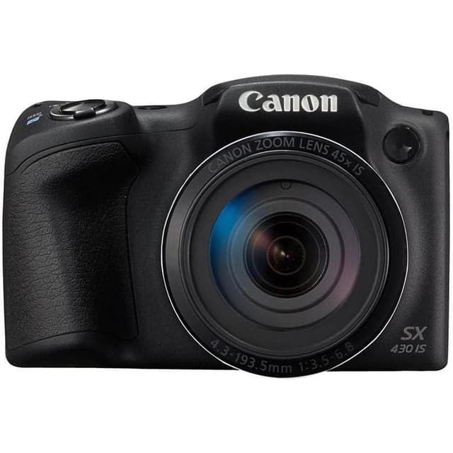 PowerShot SX430 IS Compact Camera - Black + Canon Zoom Lens 45x IS