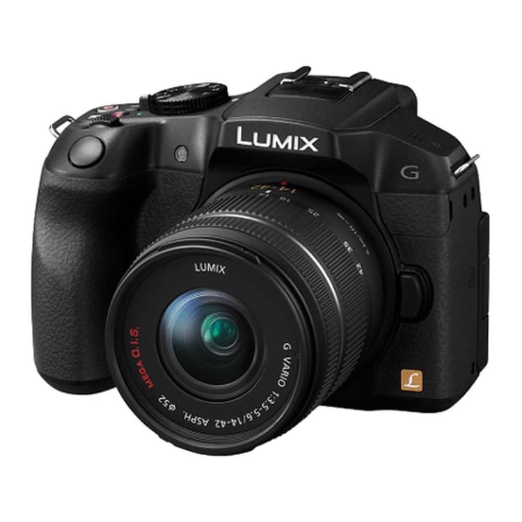 Lumix DMC-G6K - Black + Panasonic Lumix G Vario Mega OIS f/3.5-5.6  · main image