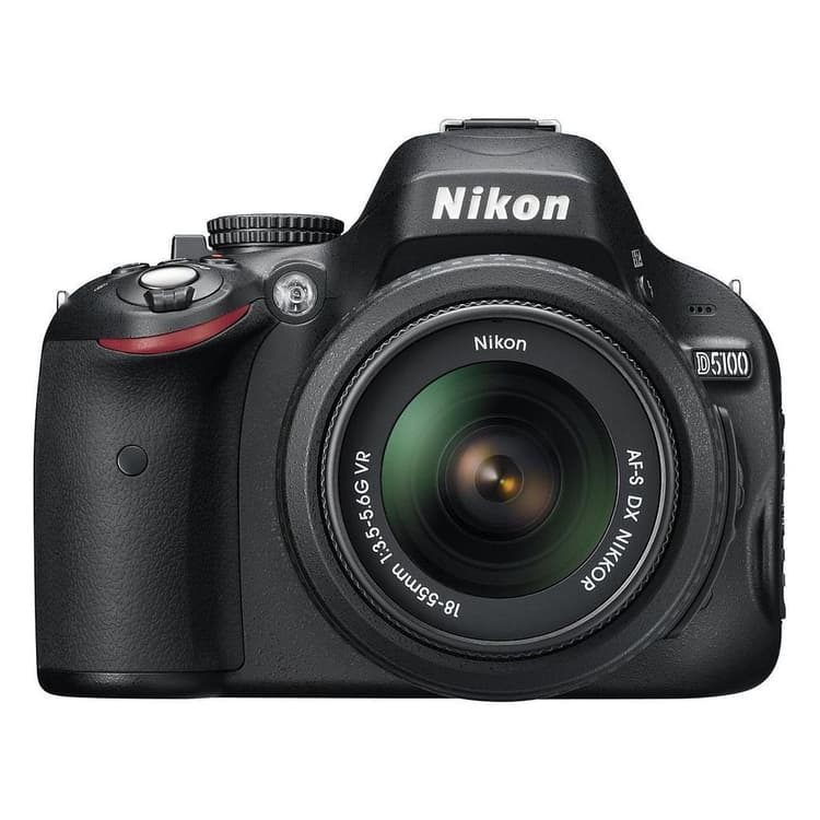 SLR D5100 - Black + Nikon DX AF-S 55-200mm f/4-5.6G ED VR f/4-5.6  · main image