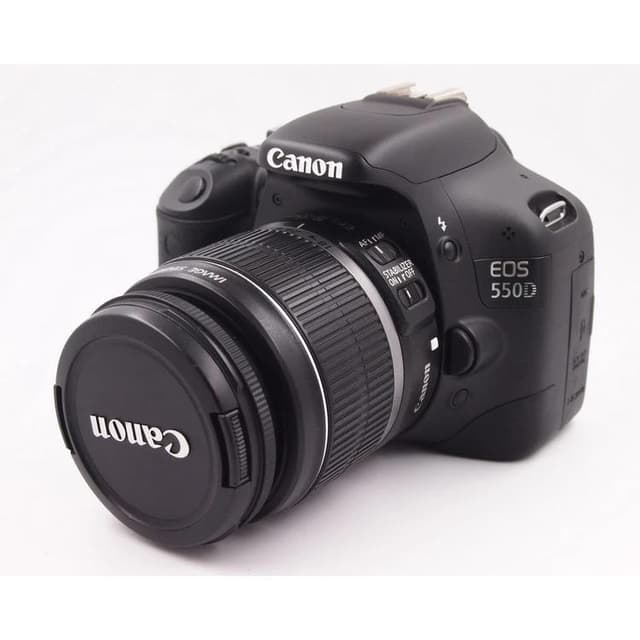 CANON EOS 550D SLR - Black + Canon EF-S 18-55mm f/3.5-5.6 IS II  · main image