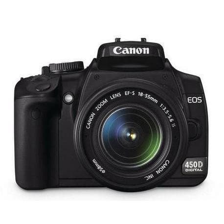 EOS 450D SLR - Black + Canon Canon Zoom Lens EF-S 18-55mm f/3.5-5.6 IS f/3.5-5.6 · imagen principal