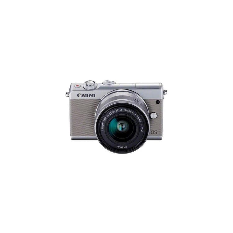EOS M100 - Gray + Canon Zoom Lens EF-M 15-45 mm f/ 3.5-6.3 IS STM
