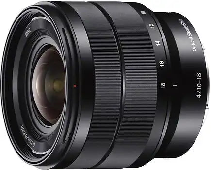 Sony E 10-18 mm F4.0 62 mm Objetivo (Montura Sony E-mount) negro