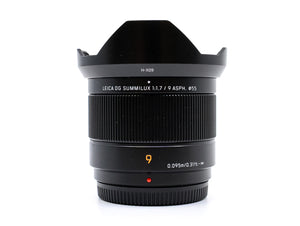 Panasonic Leica DG Summilux 9mm F/1.7 ASPH