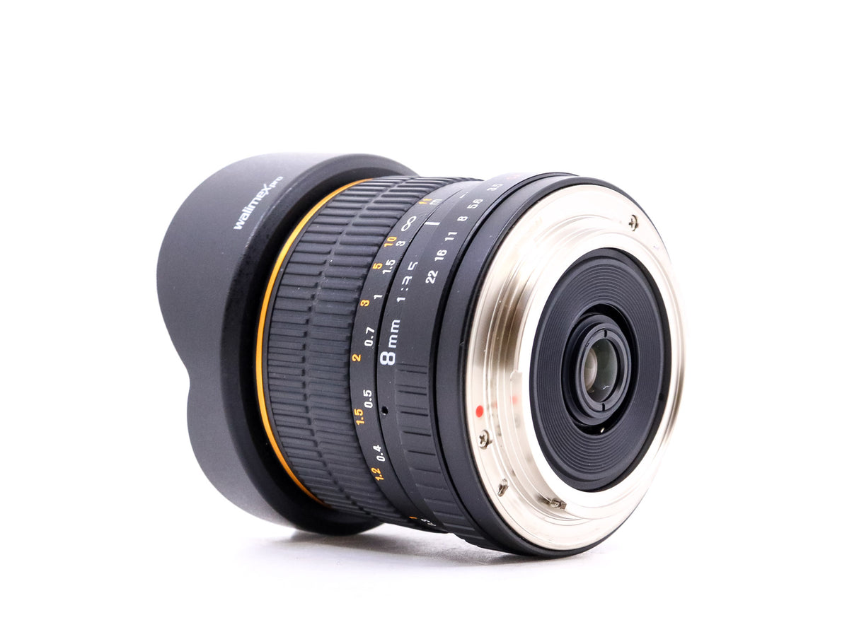 Walimex Pro 8mm f/3.5 CS Fisheye - Canon EF-S Fit