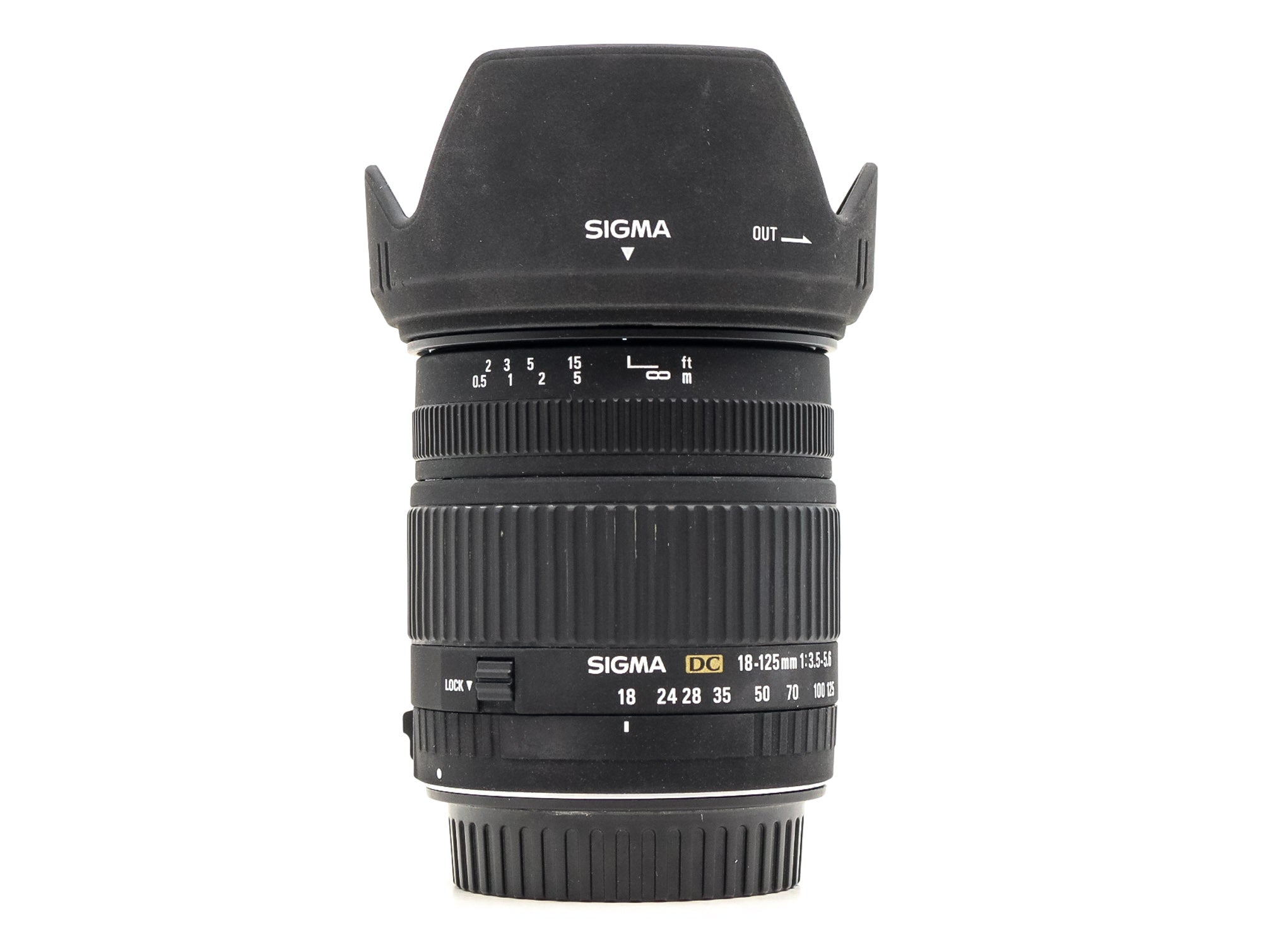 Sigma 18-125mm f/3.8-5.6 DC OS HSM - Canon EF-S Fit de Segunda