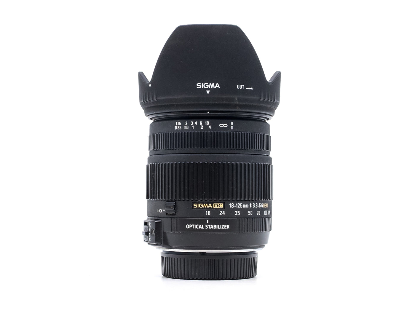 Sigma 18-125mm f/3.8-5.6 DC OS HSM - Nikon Fit · imagen principal
