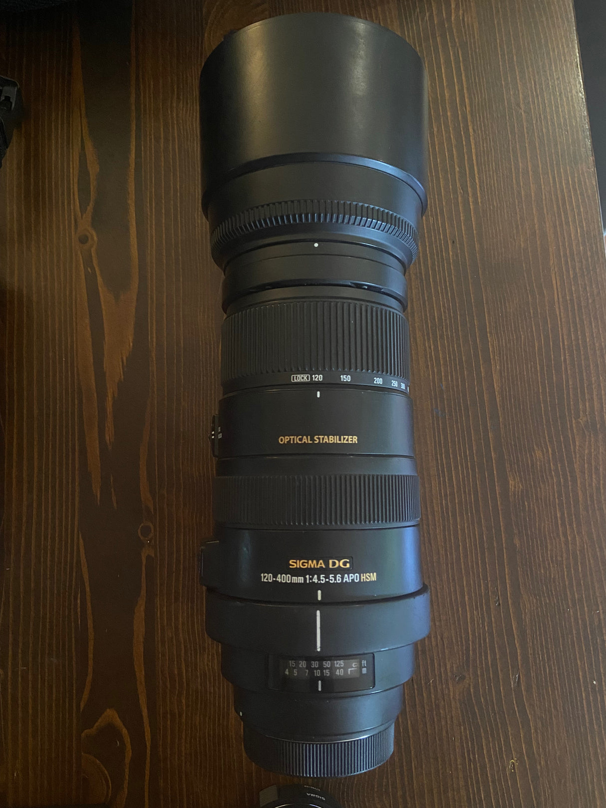 Sigma 120-400mm f/4.5-5.6Sigma 120-400mm f/4.5-5.6 APO DG OS HSM - Canon EF Fit3c39e0f7-ea84-416a-a94f-aae3a169f2bc