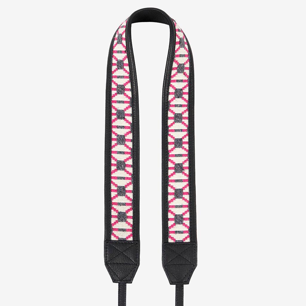 Jaipur #104 - Fabric & Leather camera strap · imagen principal