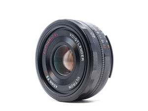 Voigtlander Ultron 40mm f/2 SL II - Nikon Fit 
