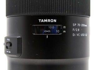 Tamron SP 70-200mm f/2.8 Di VC USD G2 - Canon EF Fit