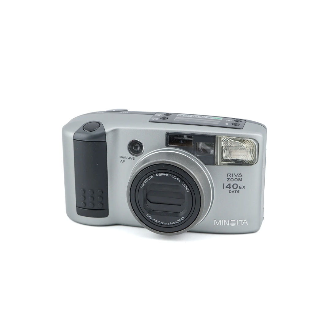 Minolta Riva Zoom 140EX Date - Cámara Analógica Compacta de 35mm · imagen principal
