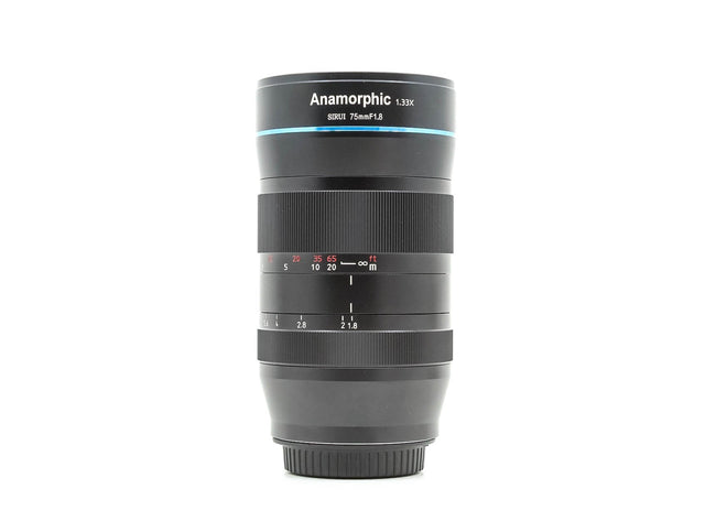 Sirui 75mm f/1.8 1.33x Anamorphic - Sony E Fit - segunda mano - excelente estado - foto principal - SKU 3796803 - Camera Mark