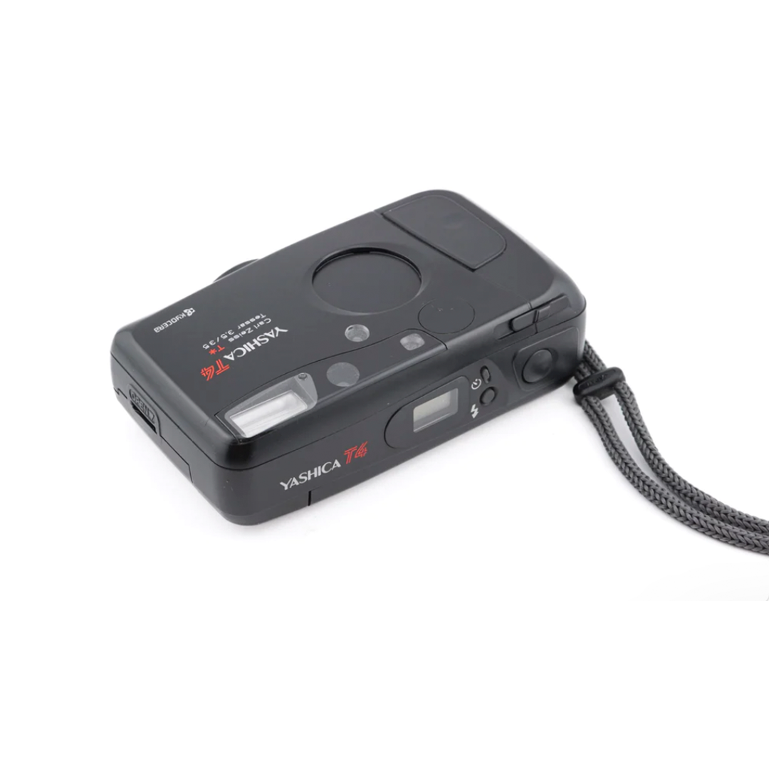 1988 Yashica T3 Super w/ Carl Zeiss T* Tessar 2.8/35 lens. Beauty in