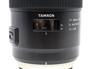 Tamron SP 90mm f/2.8 Di VC USD Macro - Nikon Fit (F017) 