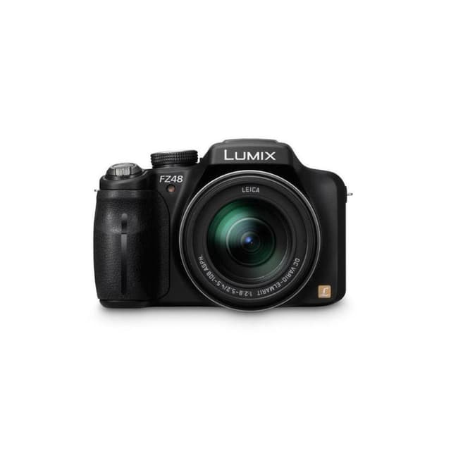 Lumix DMC-FZ48 Compact Camera - Black + Panasonic Leica DC Vario-Elmarit 4.5-108mm f/2.8-5.2 ASPH f/2.8-5.2 · imagen principal