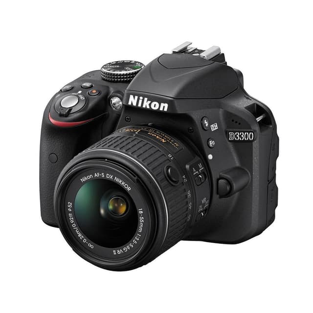 SLR D3300 - Black + Nikon AF-S DX Nikkor 55-200mm f/4-5.6G ED f/4-5.6  · main image