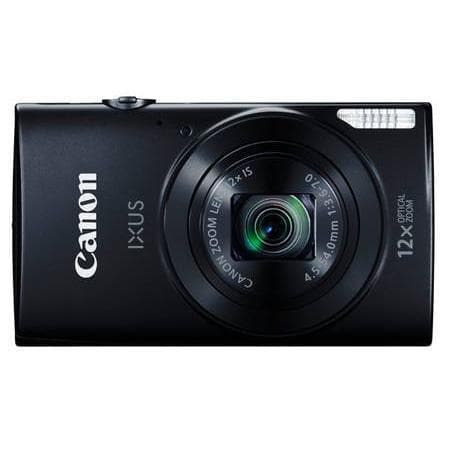 IXUS 170 Compact Camera - Black + Canon Zoom Lens 12x IS 25–300mm f/3.6–7.0 f/3.6–7.0