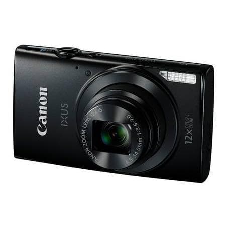 IXUS 170 Compact Camera - Black + Canon Zoom Lens 12x IS 25–300mm f/3.6–7.0 f/3.6–7.0