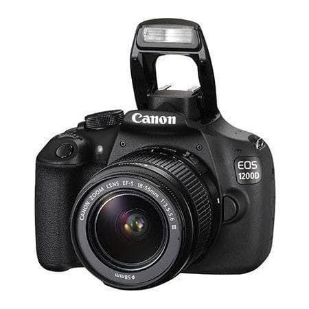 SLR EOS 1200D - Black + Canon Canon EF-S IS II 18-55 mm f/3.5-5.6 f/3.5-5.6  · main image