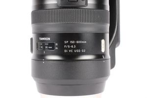 Tamron SP 150-600mm f/5-6.3 Di VC USD G2 - Canon EF Fit - segunda mano - excelente estado - detalle 3 de 6 - SKU 3714445 - Ca
