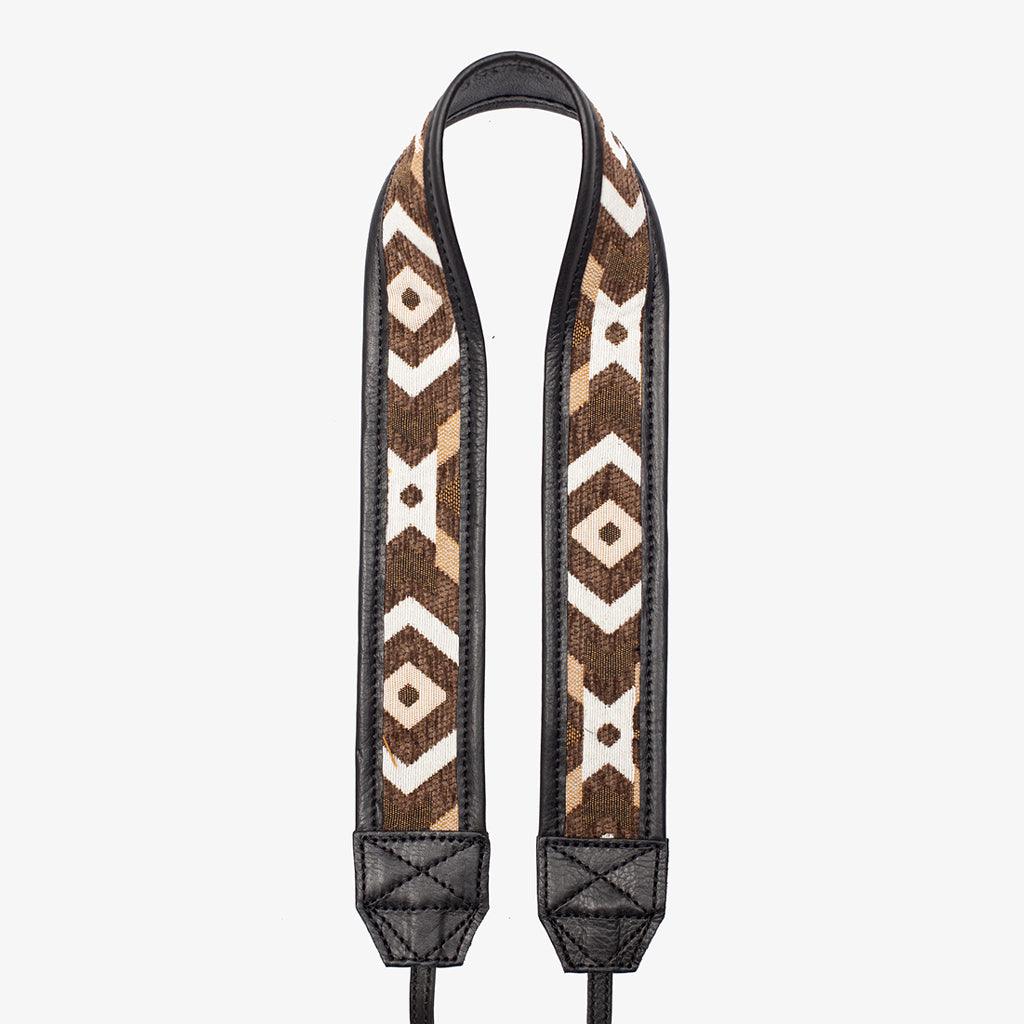 Limited Edition - Jaipur #116 - Fabric & Leather camera strap · imagen principal