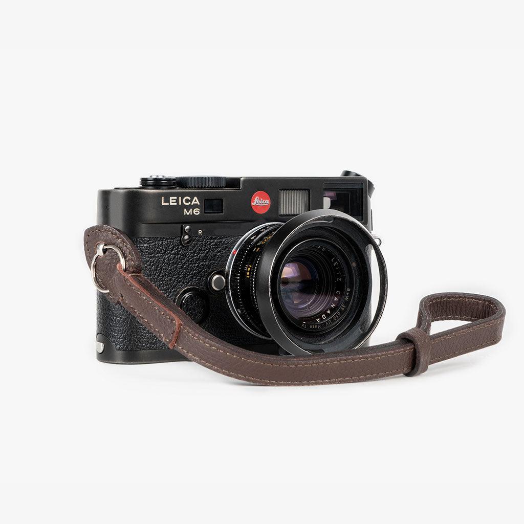 Roma #202 - Brown Leather camera strap · main image