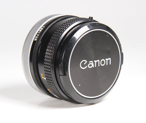 Canon FD 50mm 1:1.8 S.C. Lunghezza focale fissa solo per telecamere analogiche