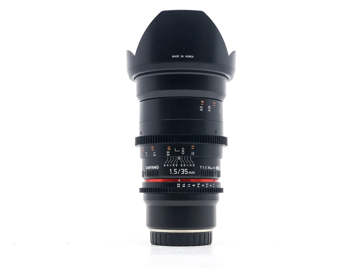 Samyang 35mm T1.5 Cine VDSLR II - Fujifilm X Fit · imagen principal