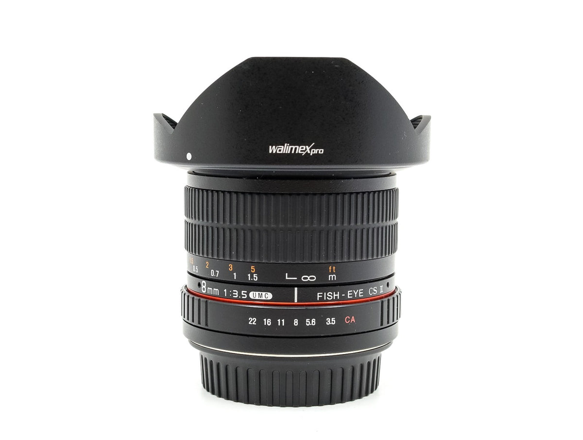 Walimex Pro 8mm F/3.5 UMC CS Fisheye II - Canon EF-M Fit · imagen principal